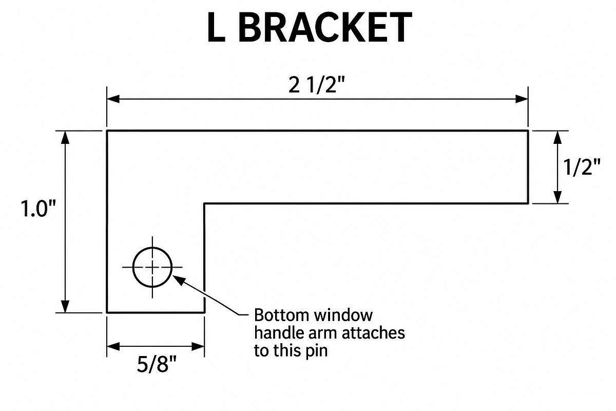 L Bracket Pin